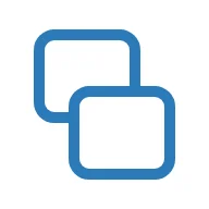 Line icon for a staging copy of the site