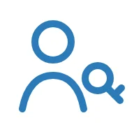 Line icon for a scoped automation user account
