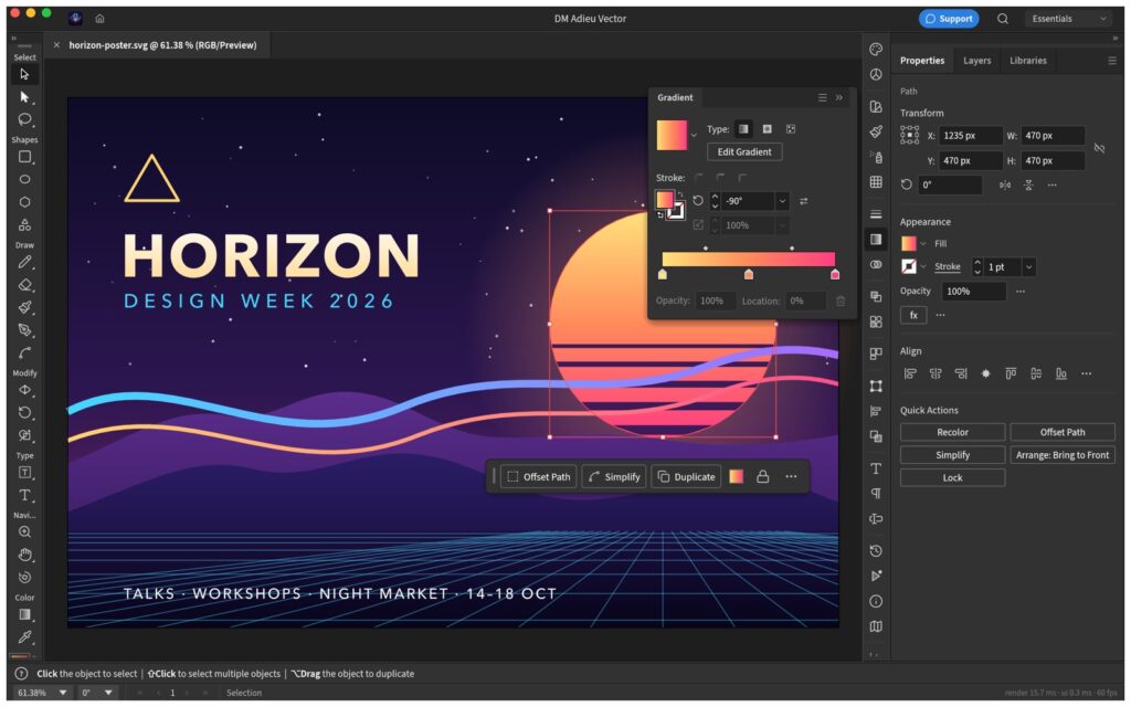 DM Adieu Vector screenshot